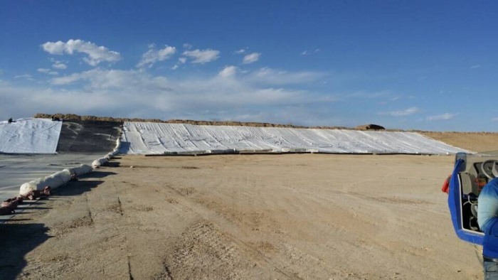 長絲土工布、土工膜在工地實際應用