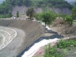 土工格室現場鋪設